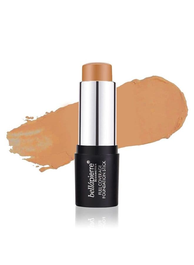 Mineral Foundation Stick | Full Coverage Matte Finish | Cruelty Free | Non-Toxic and Paraben Free | Compact Tube - 0.35 Oz - Deep