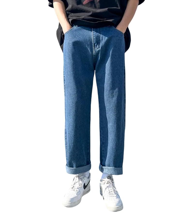 Ragzo Slim Fit Blue Jeans Pants for Men Stretchable_34