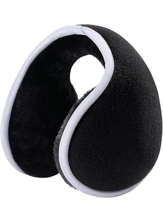 Reflective Ear Muffs for Winter, Adjustable Earmuffs Winter Ear Muffs Women & Men, Polar Fleece Women's Earmuffs