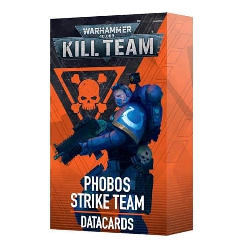 Games Workshop Warhammer 40000 Kill Team Datacards Phobos Strike Team 2024 Edition