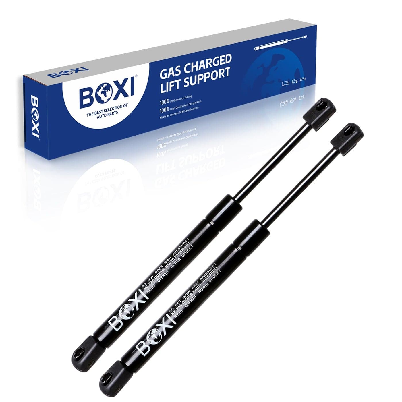BOXI 2pcs Rear Window Glass Lift Supports Struts Shocks Gas Struts Shocks Springs Fit for Jeep Liberty 20082013 for JeepEurope Cherokee 20082012 Sport Utility 4Door Replaces 6382 57010050AB