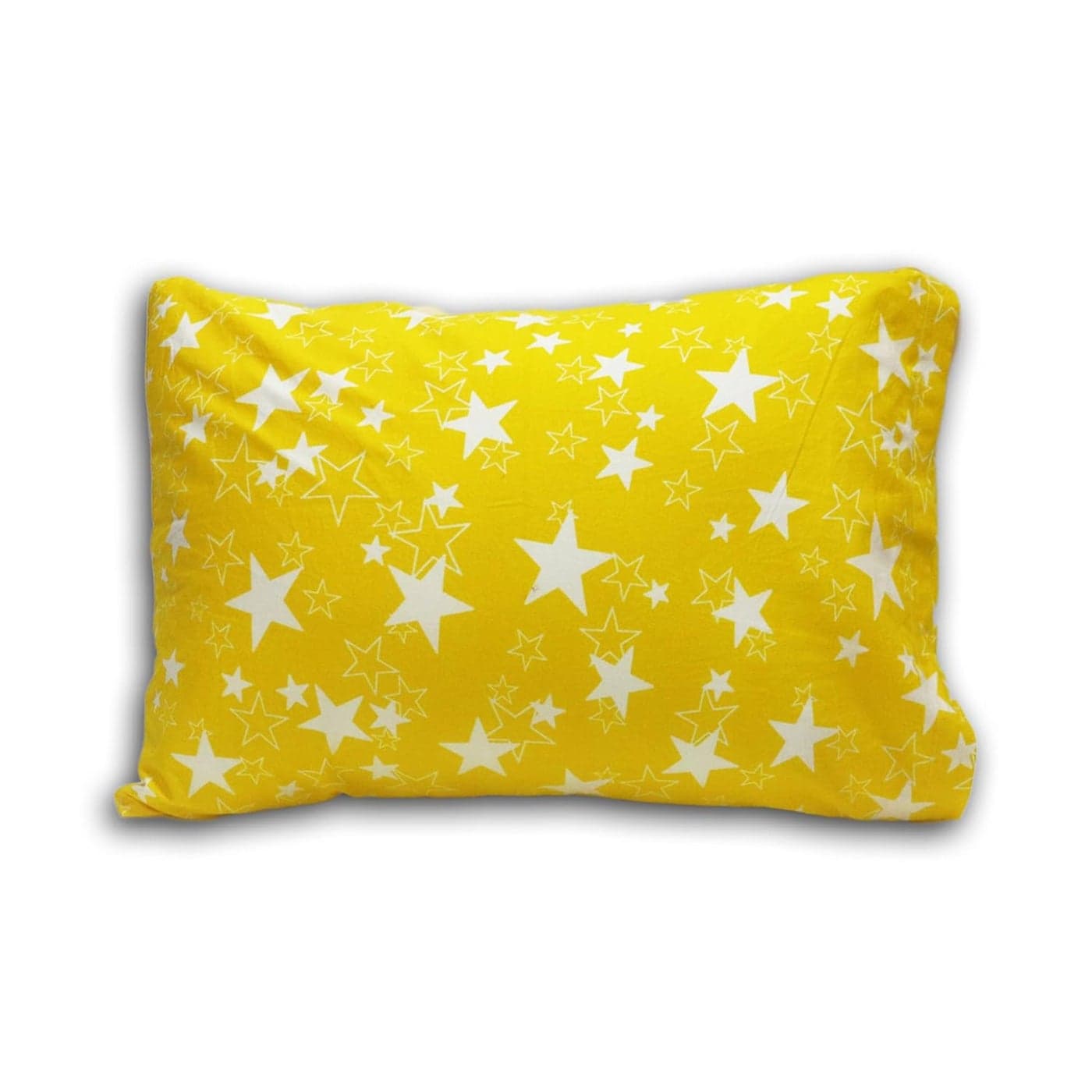 KRADYL KROFT Toddler Pillow with 100 Cotton Removable Cover 20 X 15 Inches Children Pillows Baby Pillows Yellow Star