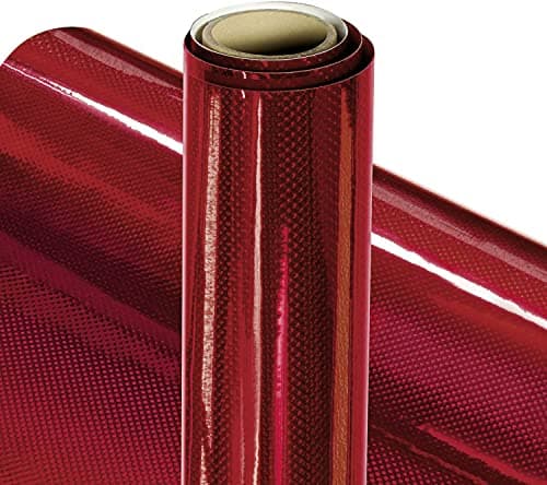 VViViD Holographic Weave Wine Red HighGloss Craft Vinyl 1ft x 5ft for Cricut Silhouette Cameo