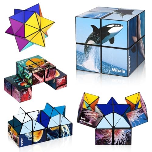 Star Cube Magic Cube Set 2 in 1 Yoshimoto Cube for Kids and Adults Toys for Boys and Girls Ages 812