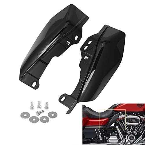 AQIMY Black MidFrame Air Deflector Heat Shield Trim Cover for Harley Touring Electra Street Glide Road Glide Trike 20172022