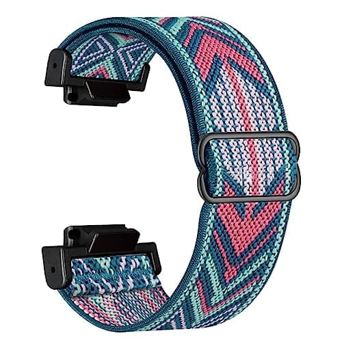 Abanen Elastic Nylon Watch Bands for Casio gshock DW56008900 Stretchy Strap with with Lightweight Plastic Connector for Casio GA100GWB5600GB5600 GW6900 Colorful