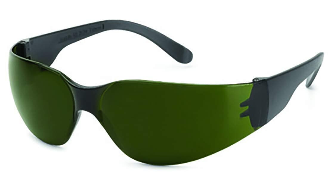 Gateway Safety 4664 ULCertified StarLite Safety Glasses IR Filter 30 Lens Black Temple