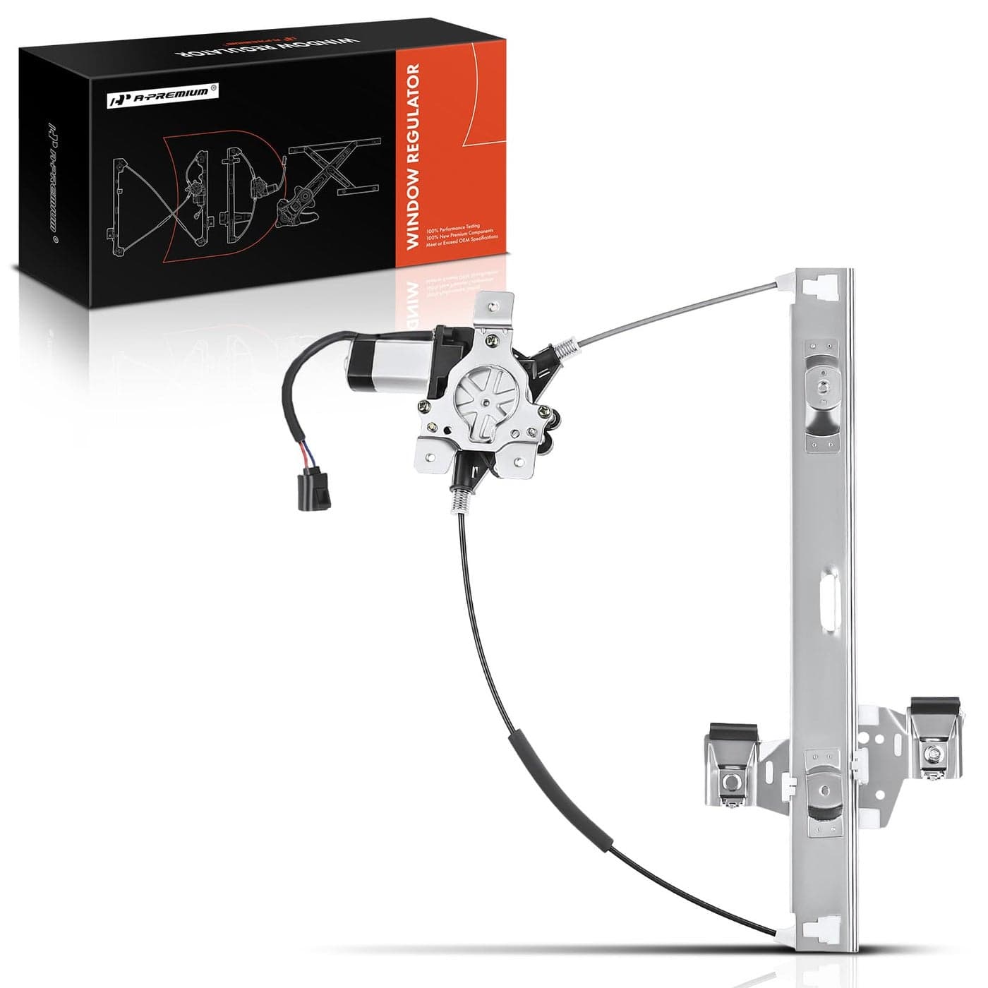 APremium Electric Power Window Regulator with Motor Compatible with Hummer H2 20032009 Rear Right Passenger Side