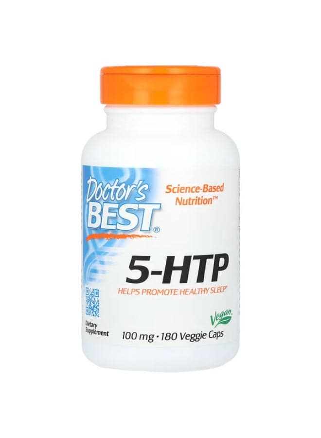 Doctor's Best, 5-HTP, 100 mg, 180 Veggie Caps
