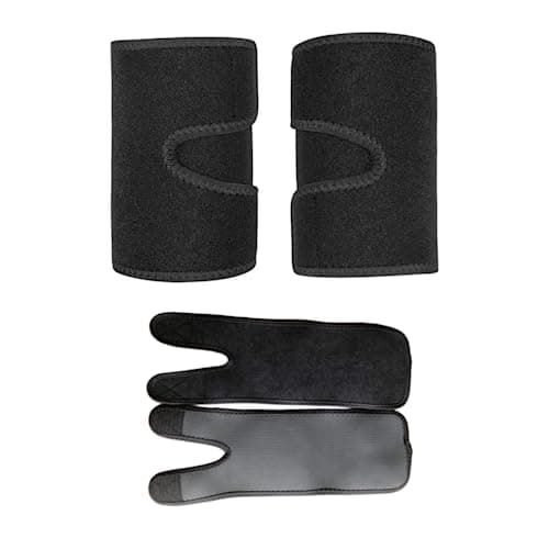 ZPCTECHGO 1Pair Sauna Arm Trimmers for Flabby Arms Arm Wrap Trimmers Sauna Sweat Arm Bands Arm Trimmer for Indoor Outdoor Sports Arm Sleeves to Lose Arm Fat Arm Trimmers Arm ShapersBlack