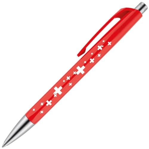 Caran dAche NF0888253 Infinite Ballpoint Pen Oilbased Swiss Flag Genuine Imported