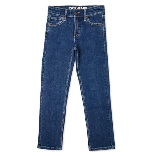 Boys Skater Blue Mid Rise Wide Leg Jeans