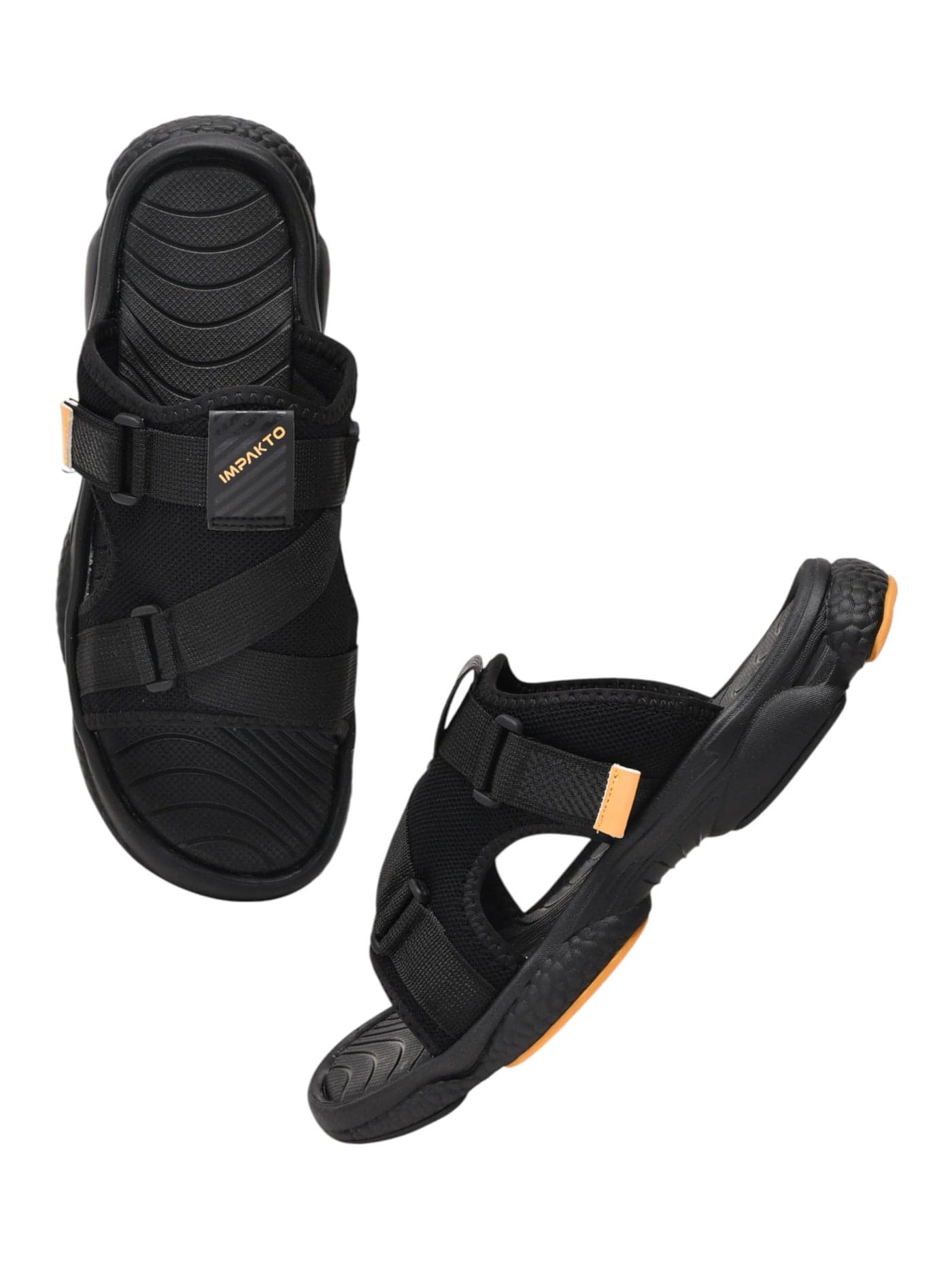 Impakto Sandal for Men | Grip Insole for Stability | Modern Look with Adjustable Straps | Comfortable Footwear for Hiking and Versatile Outdoor Use