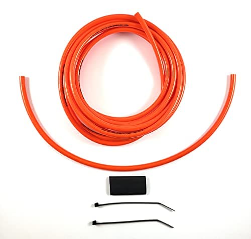 Universal 4mm ID Carburetor Vent Hose Lines Overflow 10ft Kit fits Keihin Mikuni Carb Mx ATV MaxMotorsports Solid Orange Various UNI10