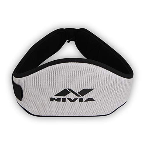 NIVIA Supreme Weight Lifting Belt, Back Supports, for Postural & Mobility Support Available in Length - 91.5 cm (36") & Black/OffwhiteColor, Used for Training, Gym & Fitness.