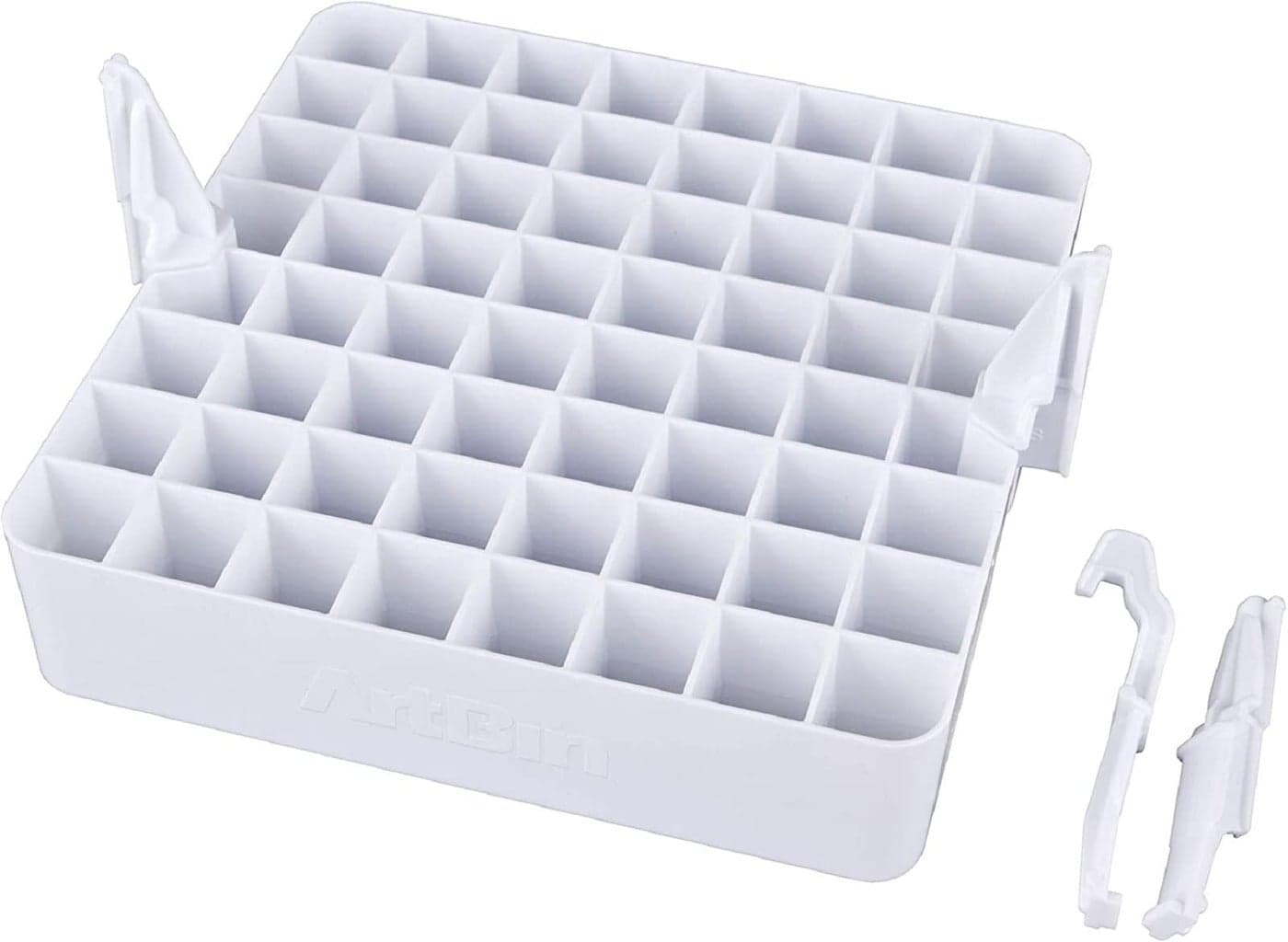 ArtBin 6939AB Marker Storage Tray Holds up to 64 Pens Pencils Markers Brushes etc 1 Plastic Storage Tray White
