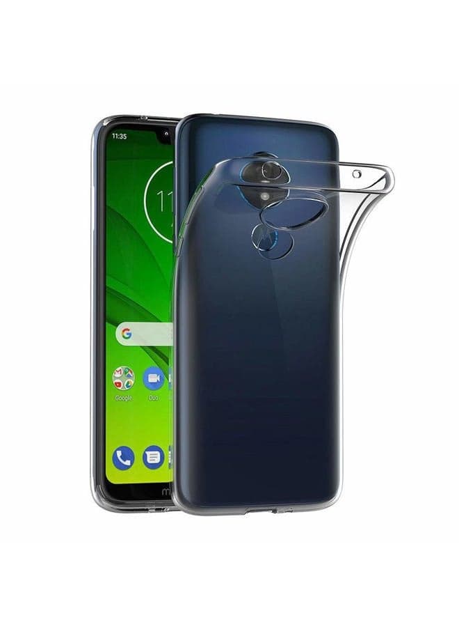 Case for Motorola Moto G7 Power (6.2 inch) Soft TPU Rubber Gel Bumper Transparent Back Cover