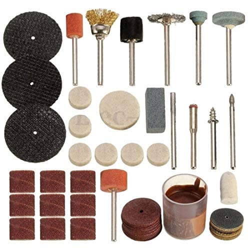 DIY Crafts Pack Of 105 Pcs, Design No# 8, 105 Pieces Drill Bit Rotary Set Kit Hobby Polish Grinding For Rotaty Tools A (Pack Of 105 Pcs, Design No# 8)