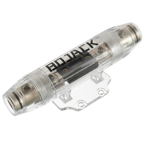 BOJACK ANL Fuse Holder with 125 Amp Fuse Secure InLine Installation for 024 AWG 0 2 4 Gauge Wires