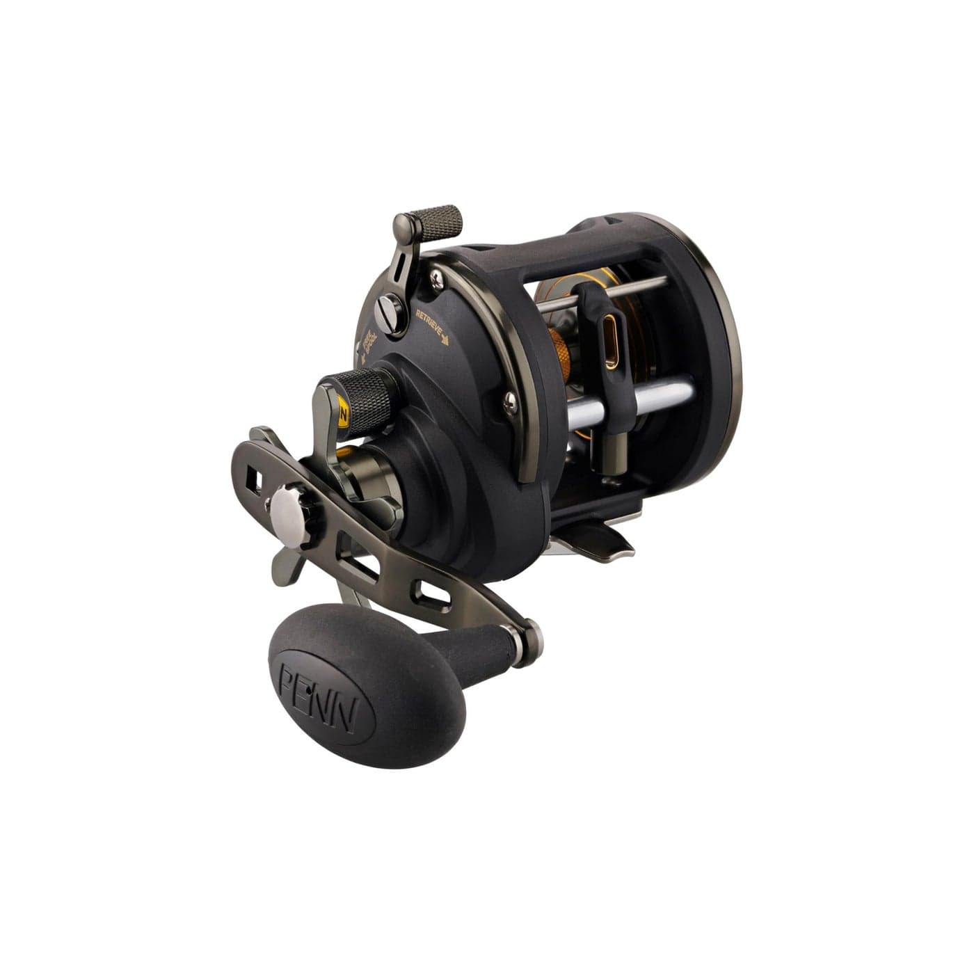 PENN Squall II Level Wind Conventional Fishing Reel Black Gold 15