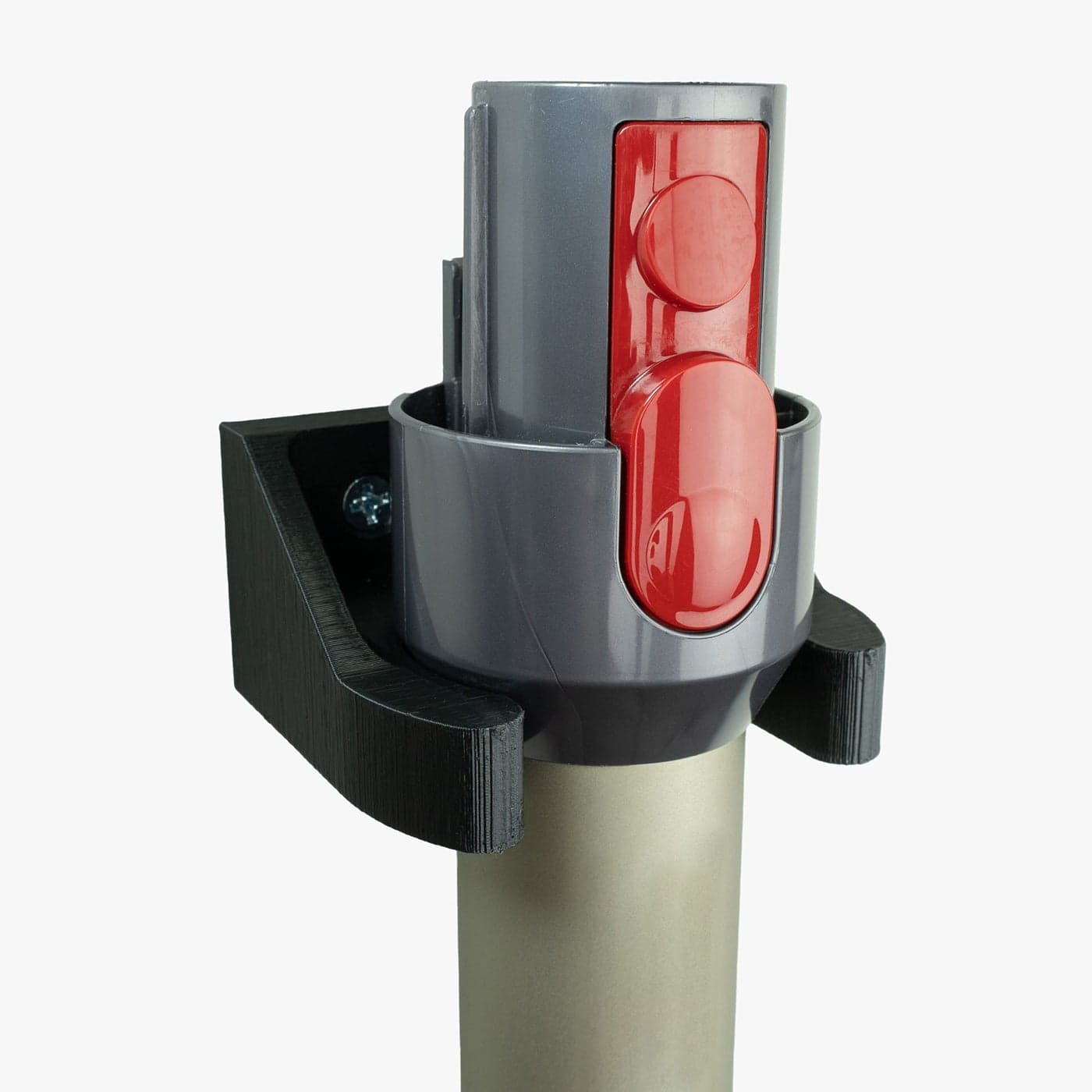 Built3D Wall Mount Holder for Dyson Stick Wand Tube V15 V11 V10 V8 V7 Absolute Complete Extra Animal Outsize Detect Stick Vacuum Cleaner Wall Hook Hanger and Storage Black 016B