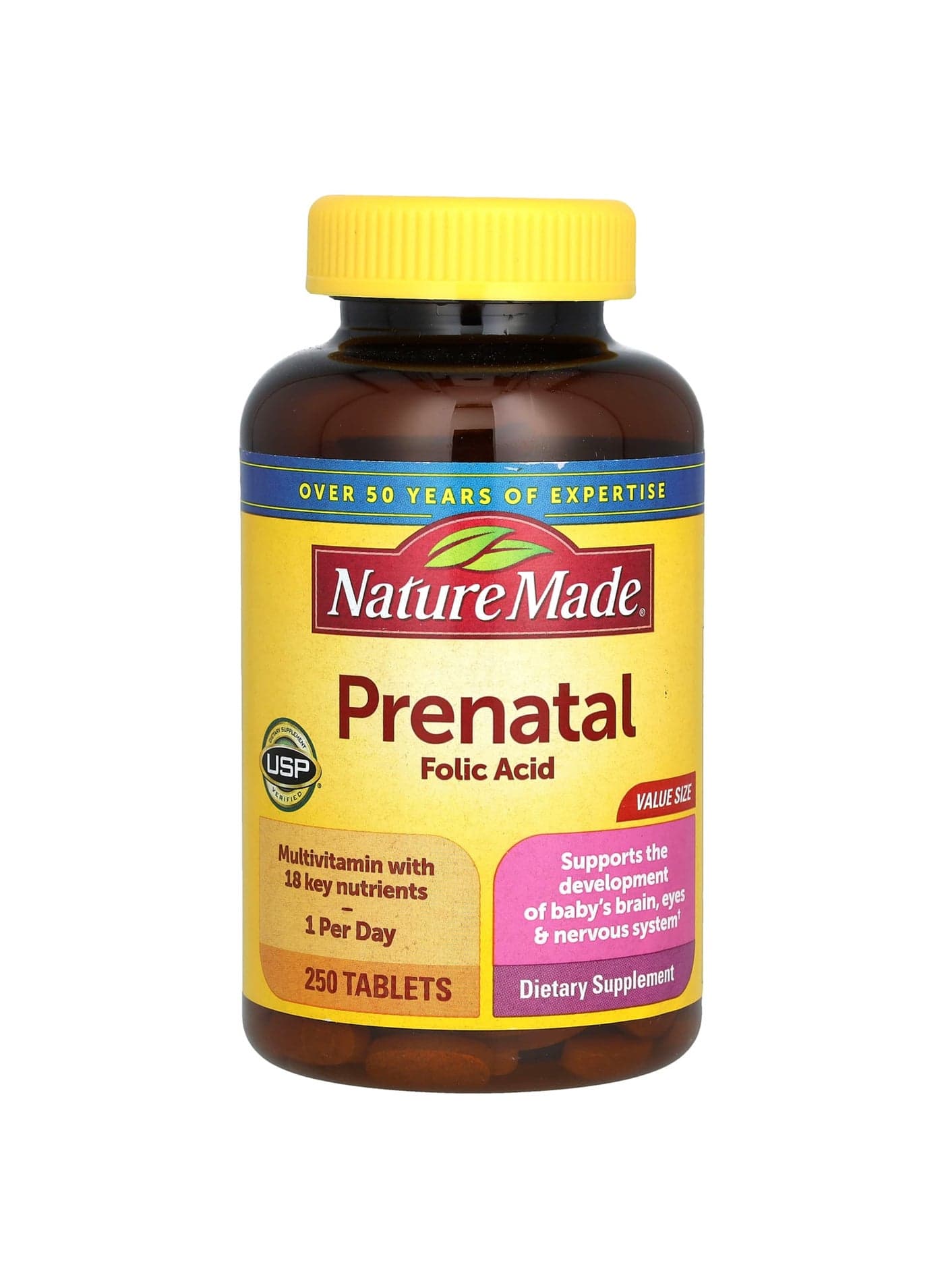 Prenatal Folic Acid, 250 Tablets