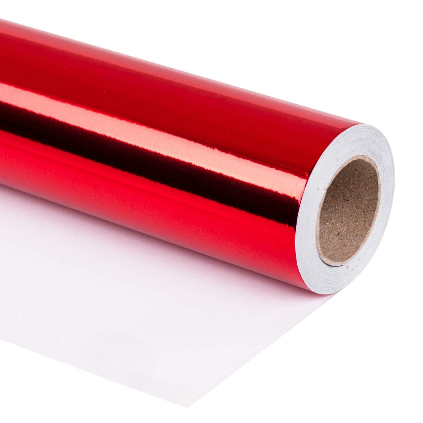 RUSPEPA Red Metallic Wrapping Paper 815 Sq Ft Solid Color Paper Perfect for WeddingBirthdayChristmasBaby Show 30 inches x 328 feet