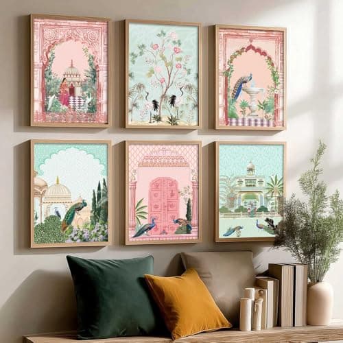 kotart Traditional Pichwai Wall Art Paintings with Frame for Home Decor - Framed Wall Painting for Living Room Bedroom Office Room Decor - Painting for Wall Decoration - (10x13 inch, A)