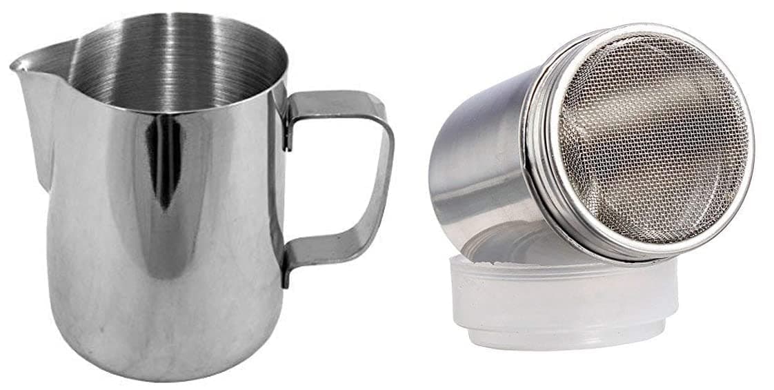 finality Stainless Steel Milk Jug Chocolate Shaker