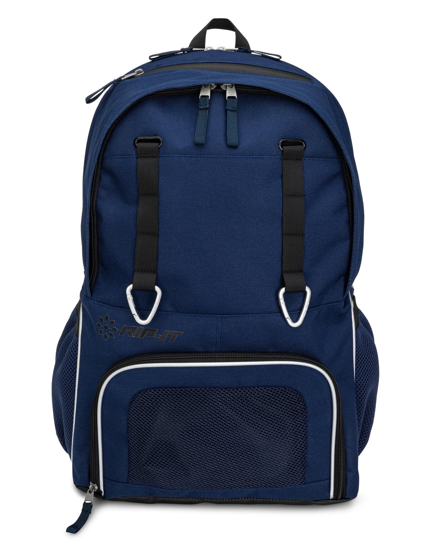 RIPIT Womens Essentials Volleyball Backpack 20 Mesh Ball Bag Included Equipment Bag with Separate Shoe Compartment Navy