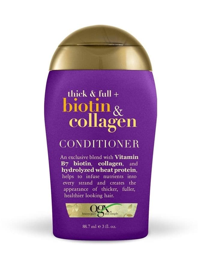 Thick & Full + Biotin & Collagen Conditioner, 3 Ounce Trial Size