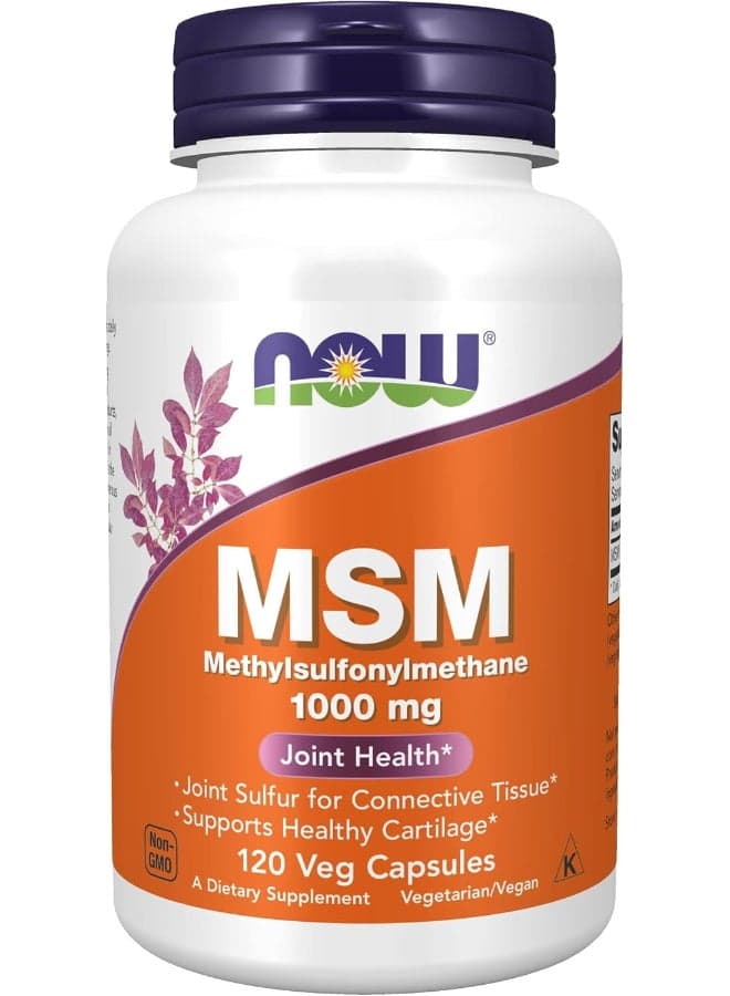 MSM Methylsulfonylmethane Dietary Supplement 1000 mg - 120 Veg Capsules