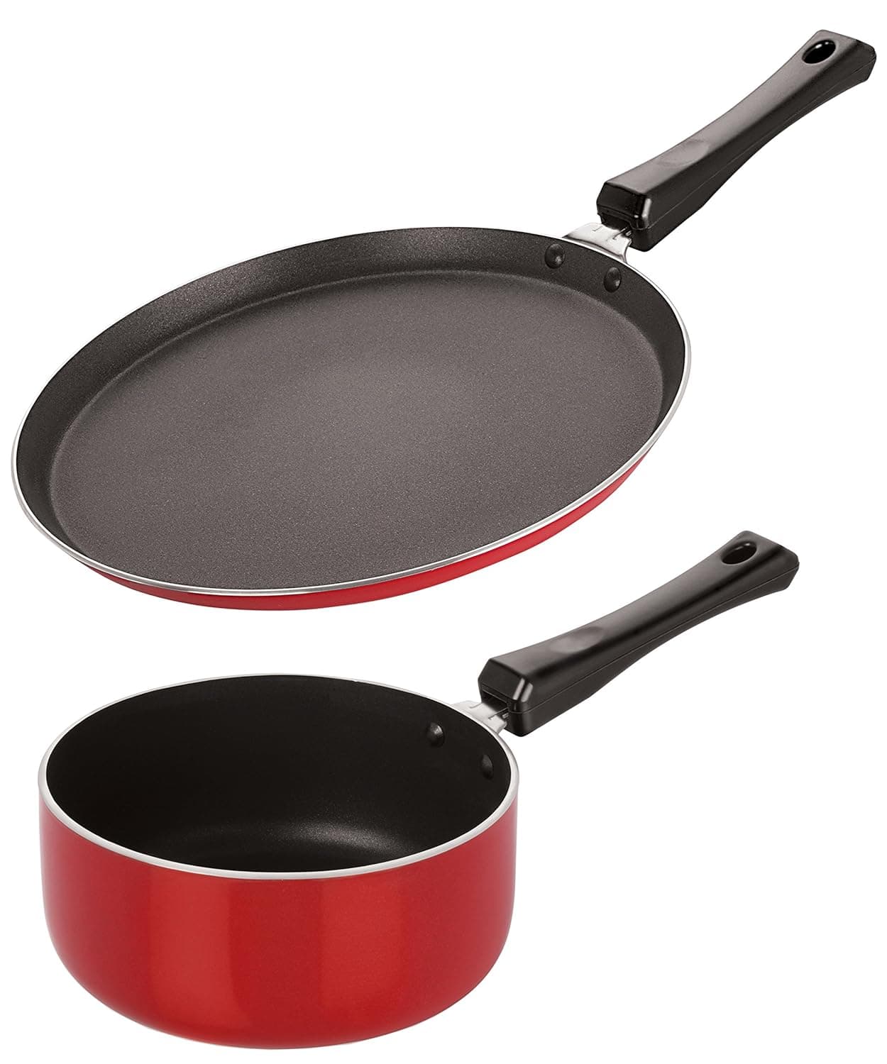 Nirlon Non-Stick Aluminium Heat Resistance Cookware Utencils Combo Gift Set with Bakelite Handle