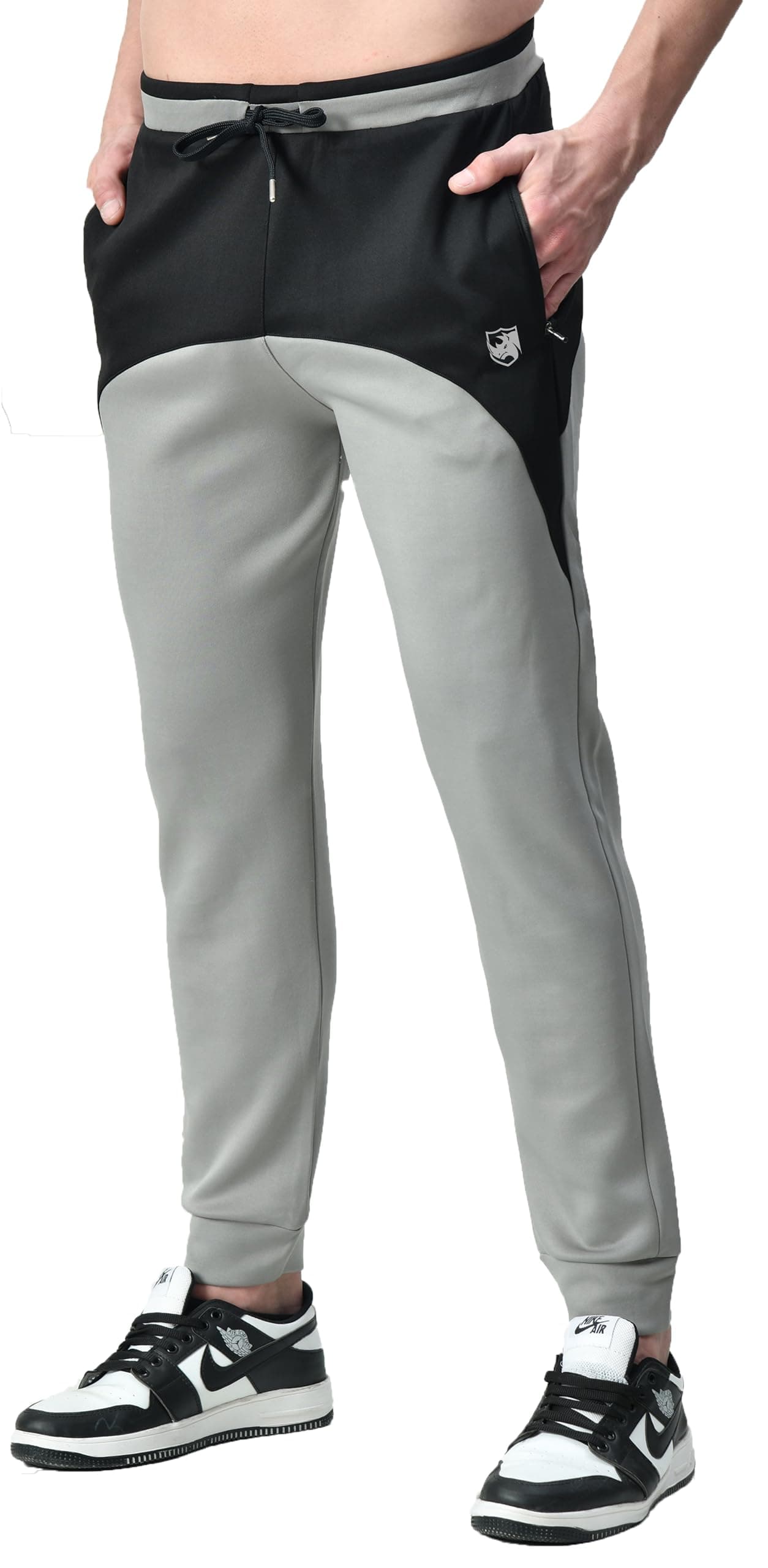 RynoGear Regular Fit Super Soft Track Pant for Men with Zipper Pocket
