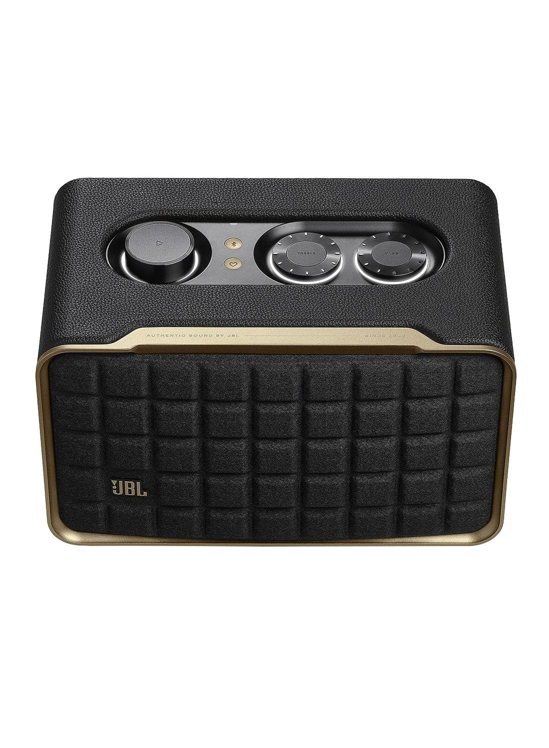 Authentics 200 Smart Home Speaker With Wi-Fi, Bluetooth, Voice Assistants And Retro Design Black