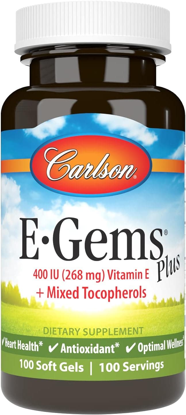 E-Gems Plus Vitamin E Soft Gels for Optimal Wellness