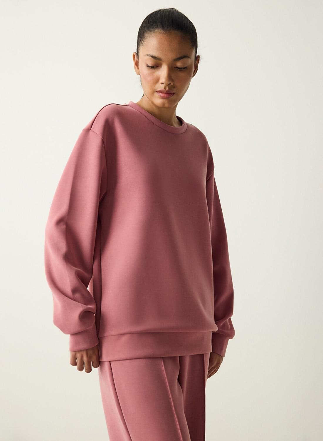 Penti Rose Comfy Pink Modal Sweatshirt