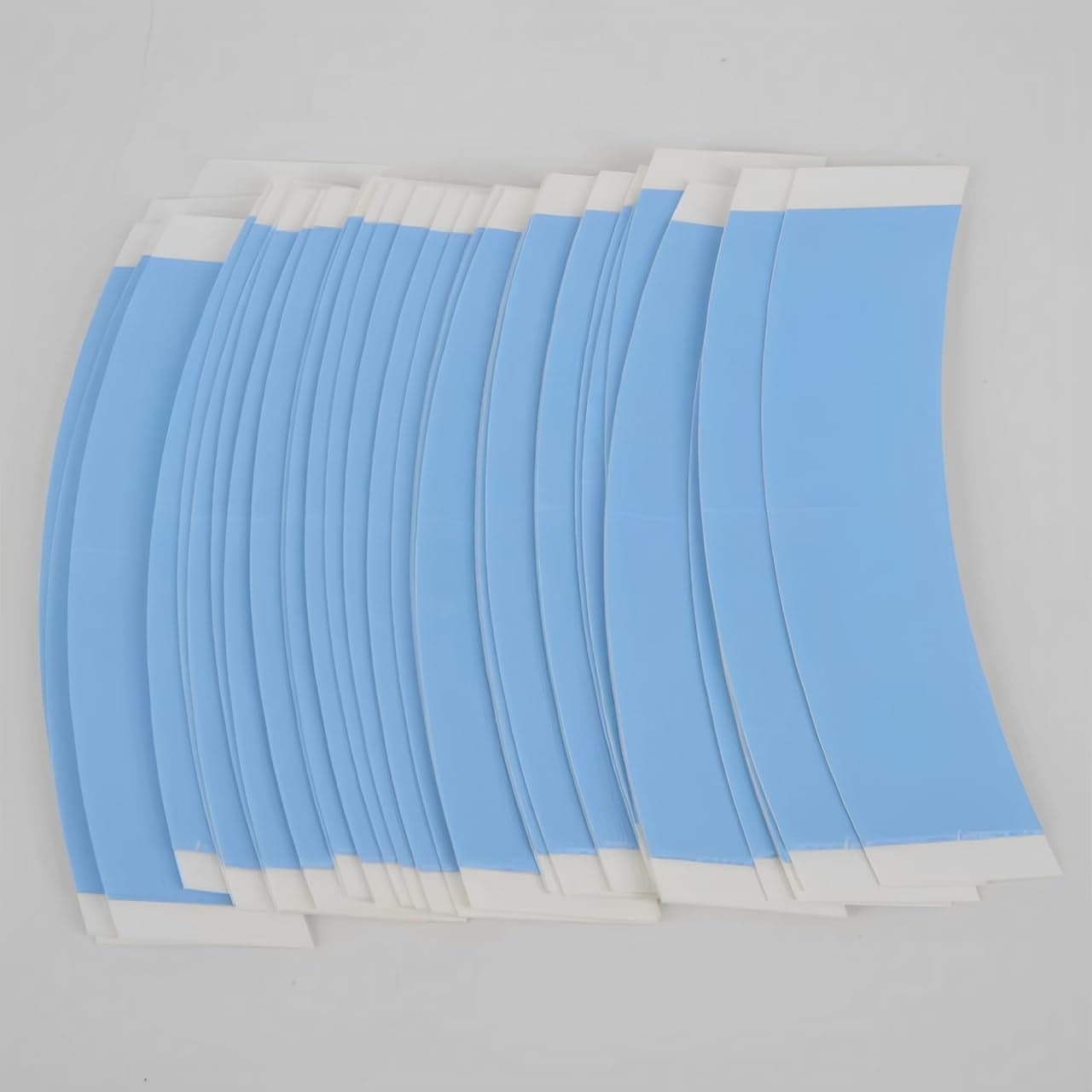 OXYGLOBE 40 Pcs Waterproof Tape for Hairpiece Ultra Strong Hold C Shape Hair Wig Tape Strips Hair Patch Tape For Men Tape For Wigs Toupees Hair Pieces Tape Double Sided Ultra Hold78cmX3cm