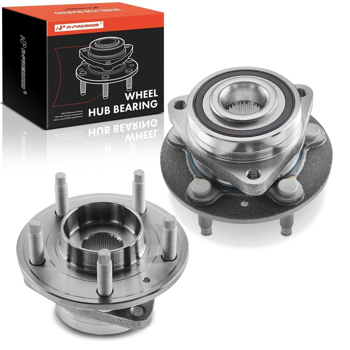 APremium 2 x Wheel Bearing and Hub Assembly with 5Lug Compatible with Chevy Cruze 20142015 Volt 20112015 Orlando 20122014 Buick Verano 20122017 Cascada 20162017