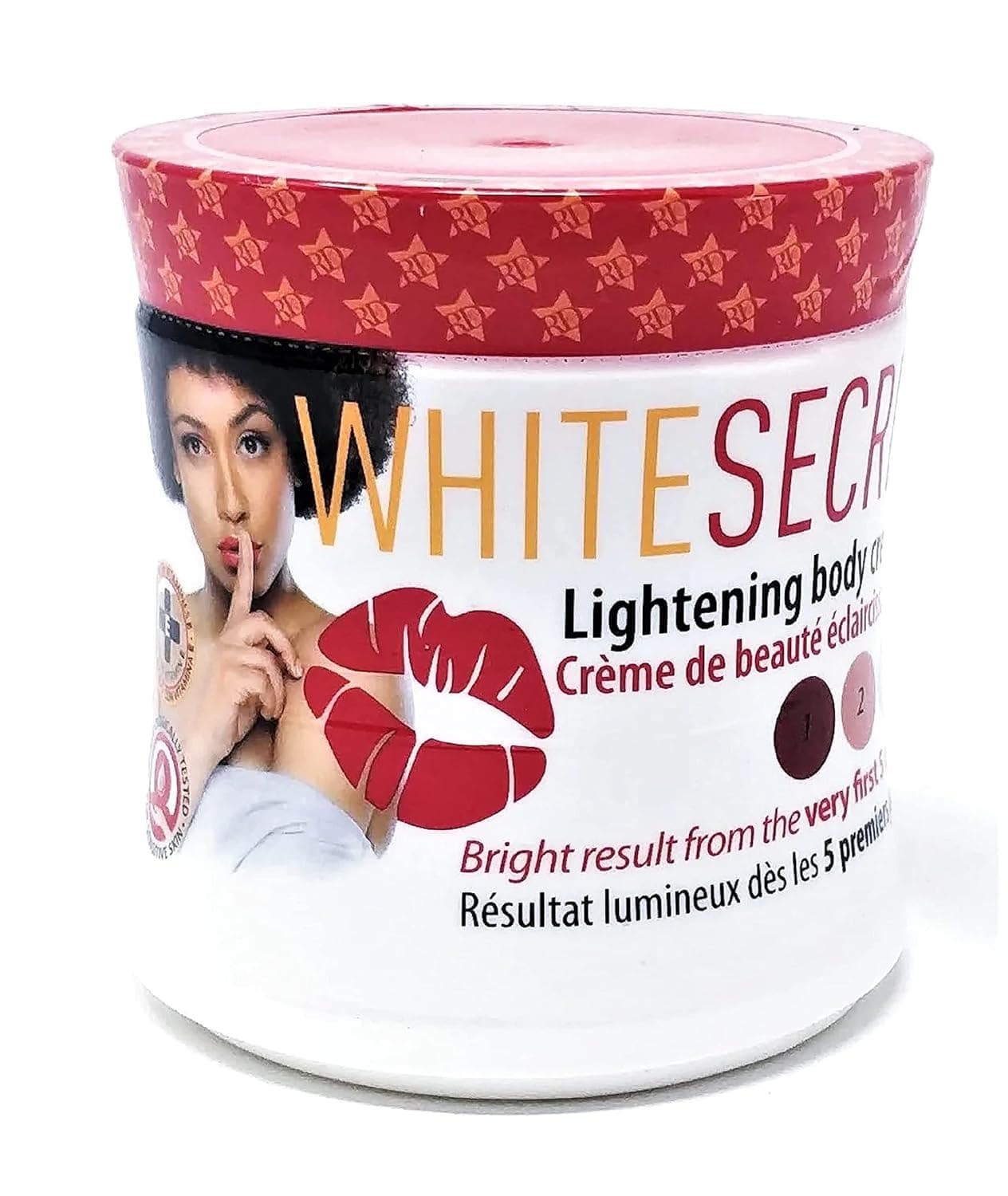 HANI PO White Secret lightening body cream 320ml Pack of 1 Togo Product Natural Moisturizing for women