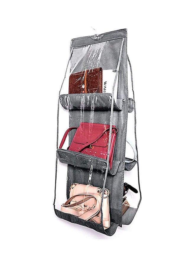 Hanging Purse Organizer For Closet Clear Handbag Organizer For Purses Multicolour