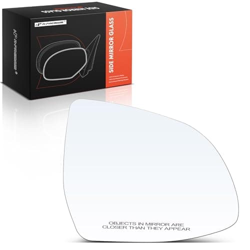 A-Premium Right Passenger Side Heated Mirror Glass with Backing Plate - Compatible with BMW X5 2014-2018, X3 2015-2017, X6 2015-2018, X4 2015-2018 - Exterior Side View Convex Mirror