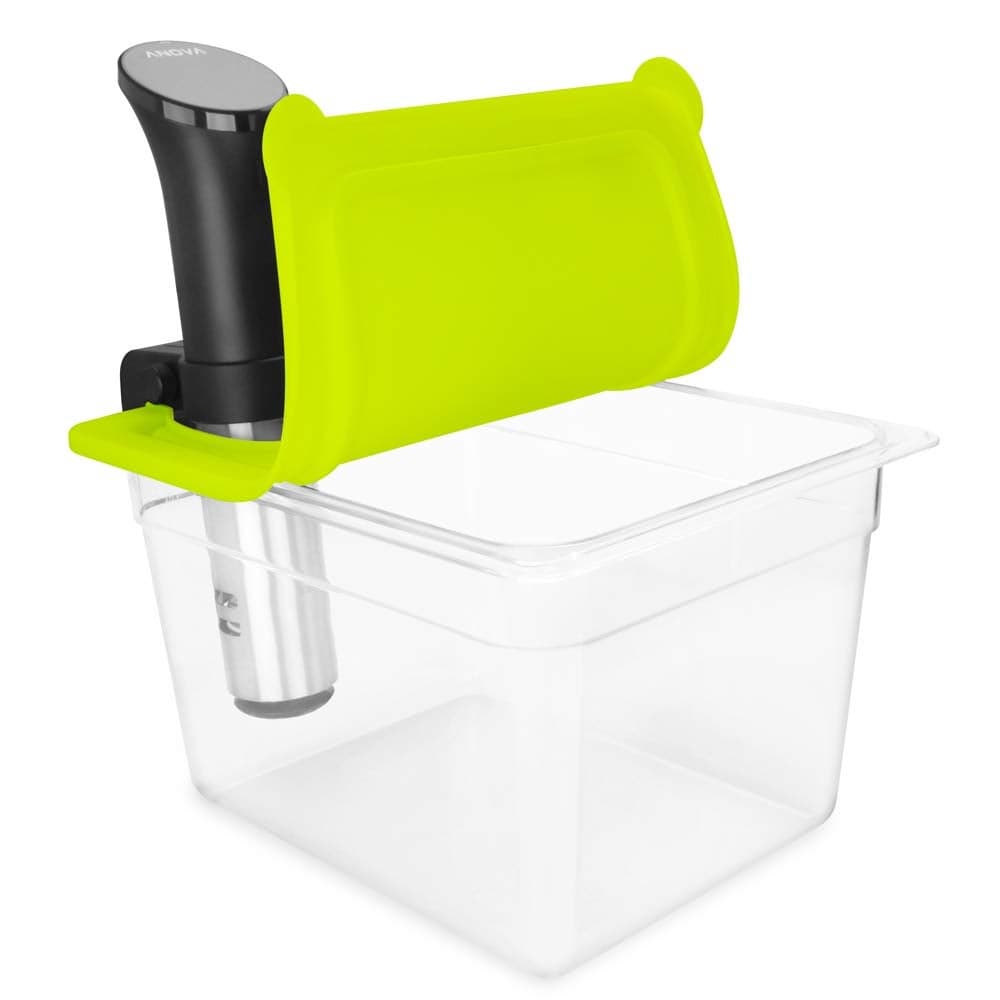 EVERIE Sous Vide Container with Universal Silicone Lid Compatible with Anova All Models Anova Nano Chefsteps Joule Instant Pot Wancle Sous Vide Cookers