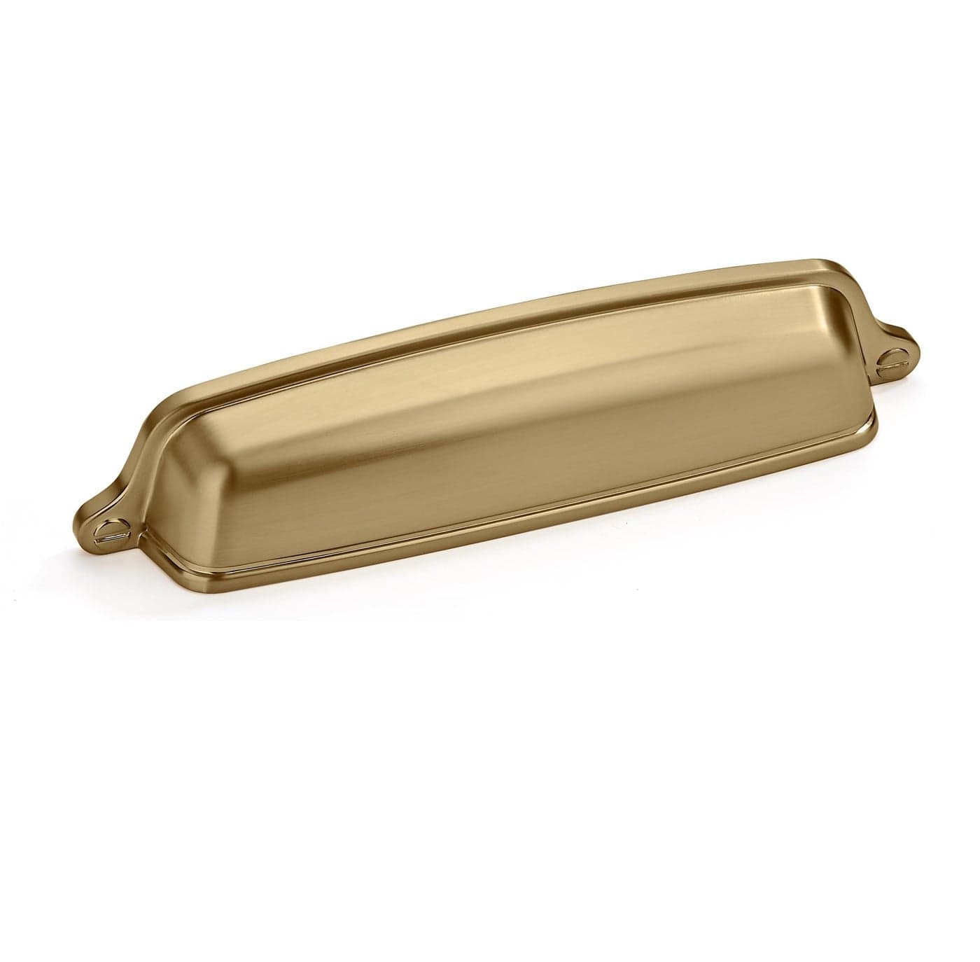 khtumeware 15 Pack 5 inch (128mm) Gold Cup Pulls Brushed Brass Cabinet Cup Pulls Cabinet Hardware Brushed Gold Cup Drawer Pulls Bin Cup Pulls for Kitchen Cabinets.