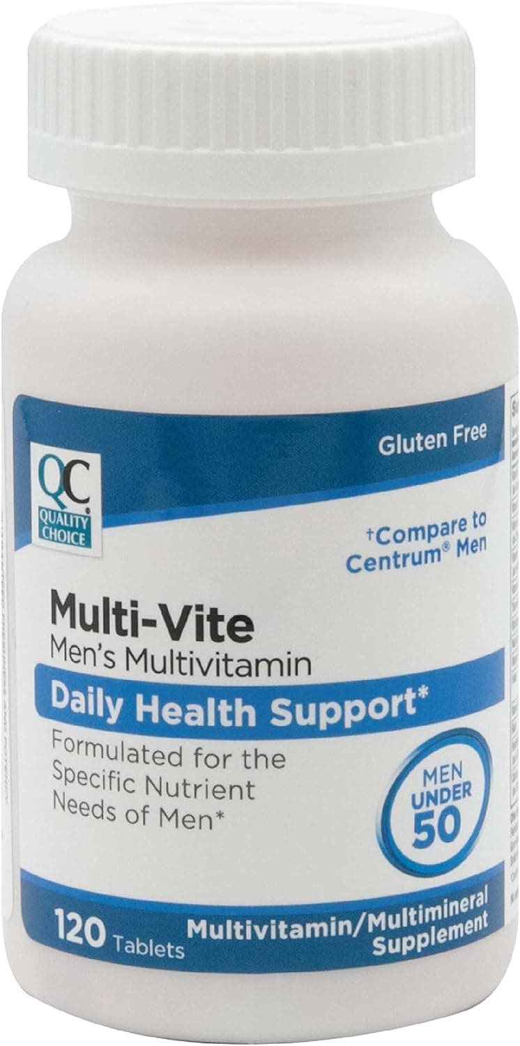 Multi-Vite Men's Multivitamin Tablets for Men Under 50