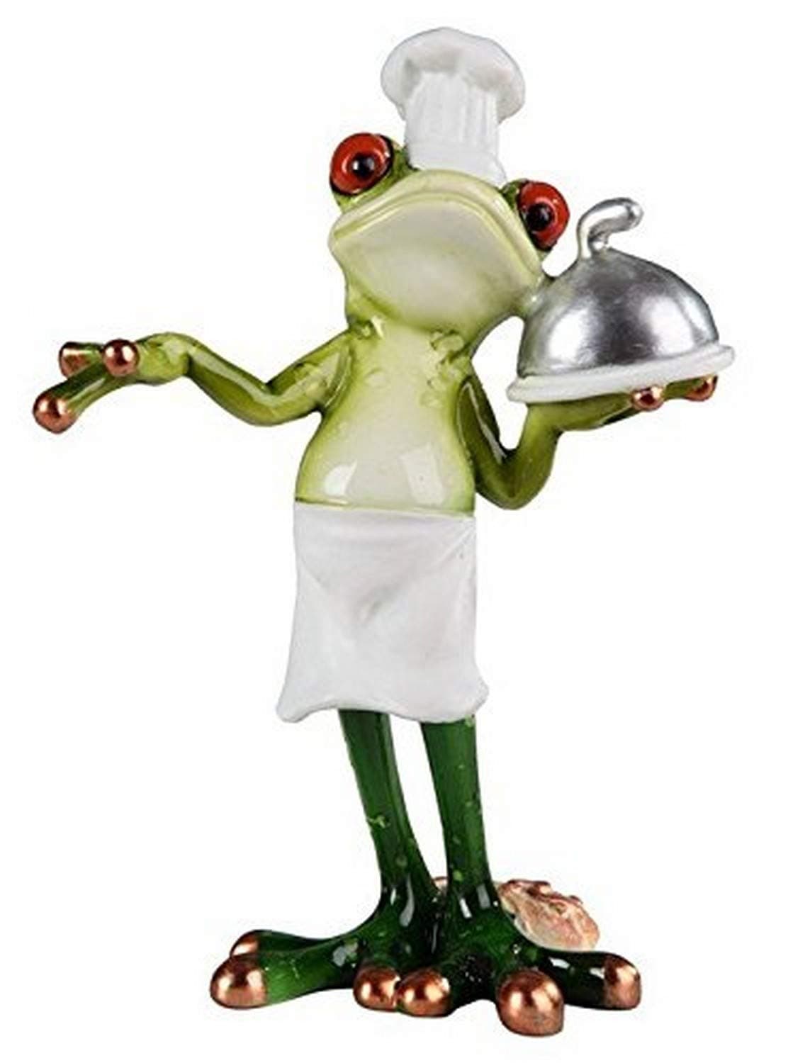 StealStreet Standing Frog Whats for Dinner Chef Decorative Figurine Statue