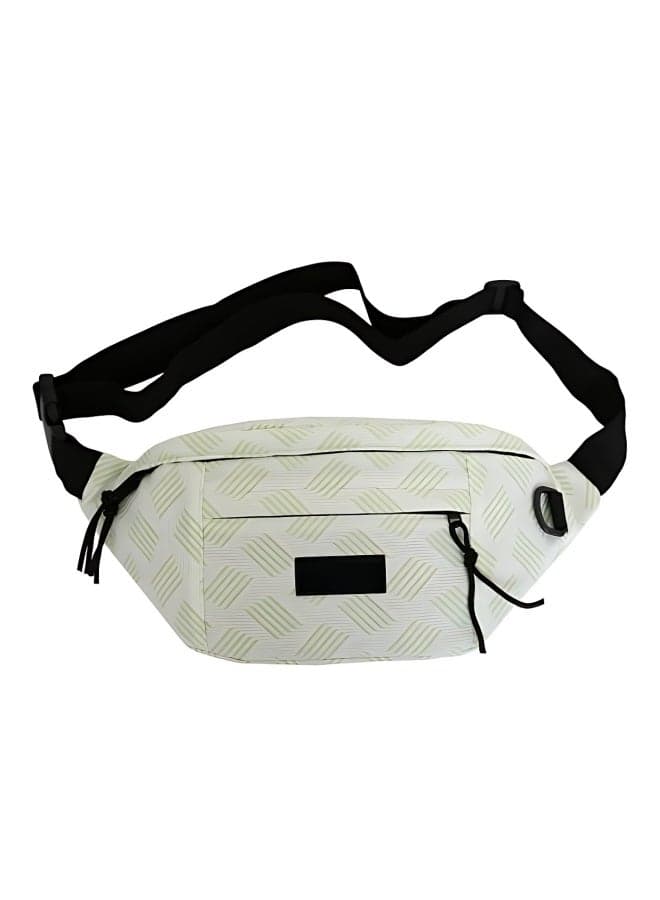 Men's/Women's Versatile Line Crossbody Bag, Boys' and Girls' Nylon Shoulder Bag Sling Bag Side Bag Carry Bag, Daily Commuting Large-capacity Chest Bag Waistpack Belt Bag for Teenagers/Students