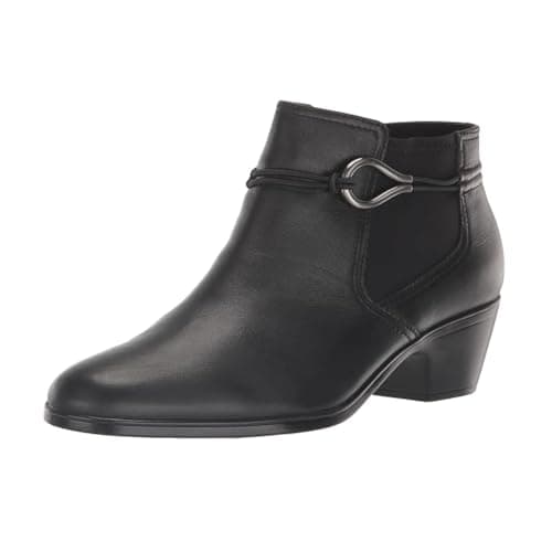Clarks Women's Emily2 Kaylie Ankle Boot, Black Leather, 8