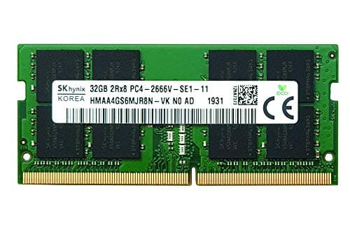 Hynix 32GB DDR4 PC4-21300 2666MHz 260-pin SO-DIMM ram memory