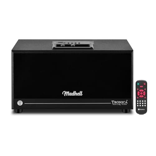 TRONICA Home Theater MADHELL Bluetooth Speaker System with 30W RMS Stereo Sound, Display & Remote 220V AC Operational, Home Audio Speaker System